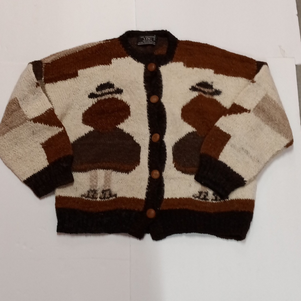 Alpaca & Llama Handmade Vintage Sweater Bolivia KAMI COOP Yanapanakuna